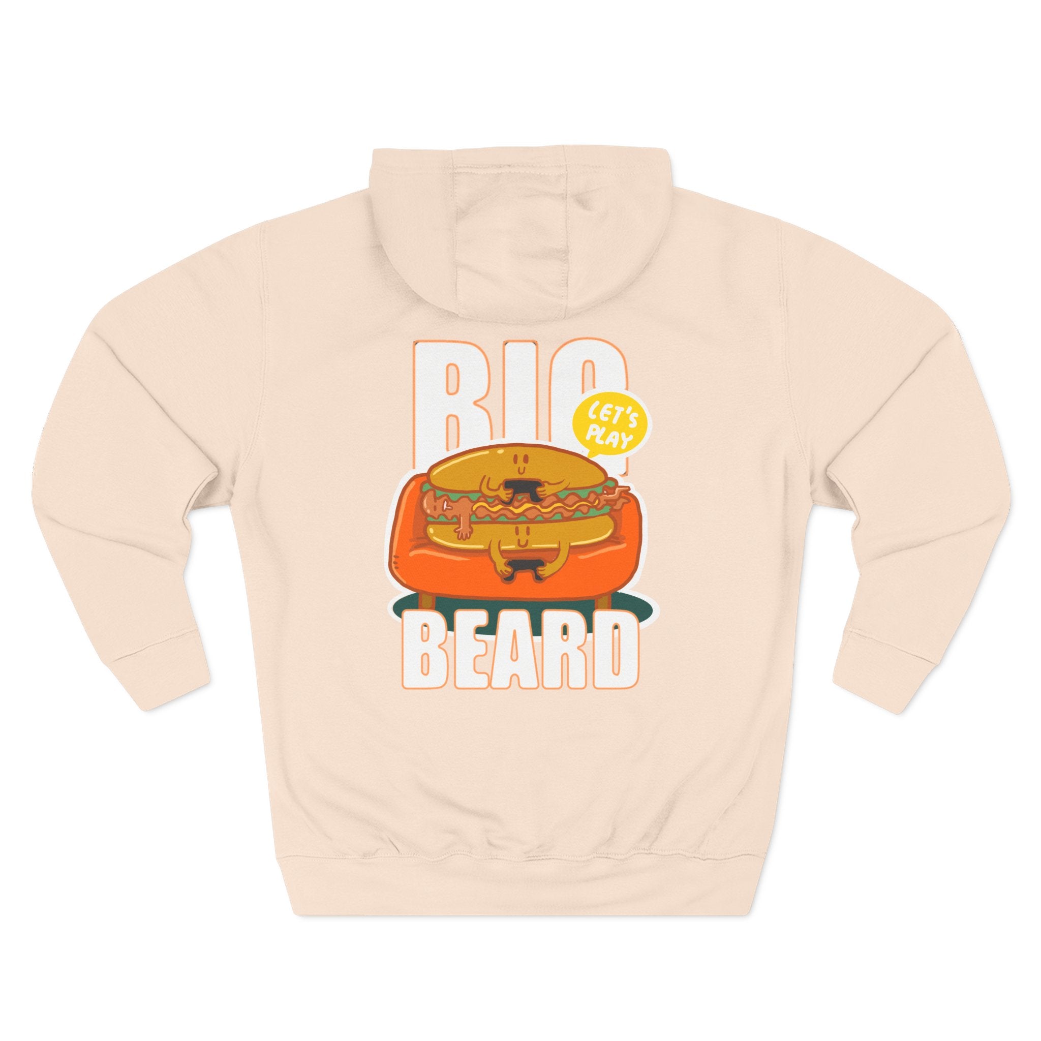 Copy of Big Beard Burger hoodie | Graphic Pullover Sweatshirt