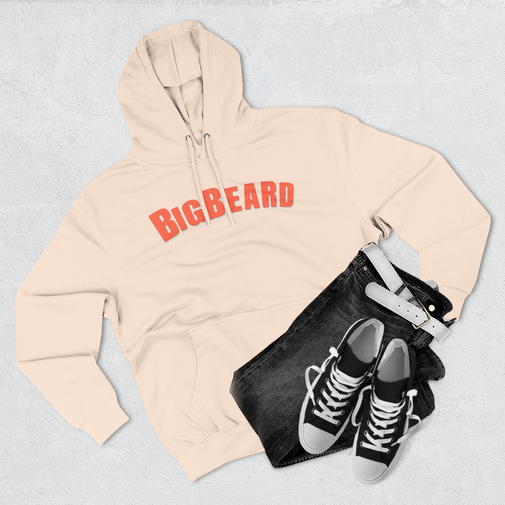 Copy of Big Beard Burger hoodie | Graphic Pullover Sweatshirt