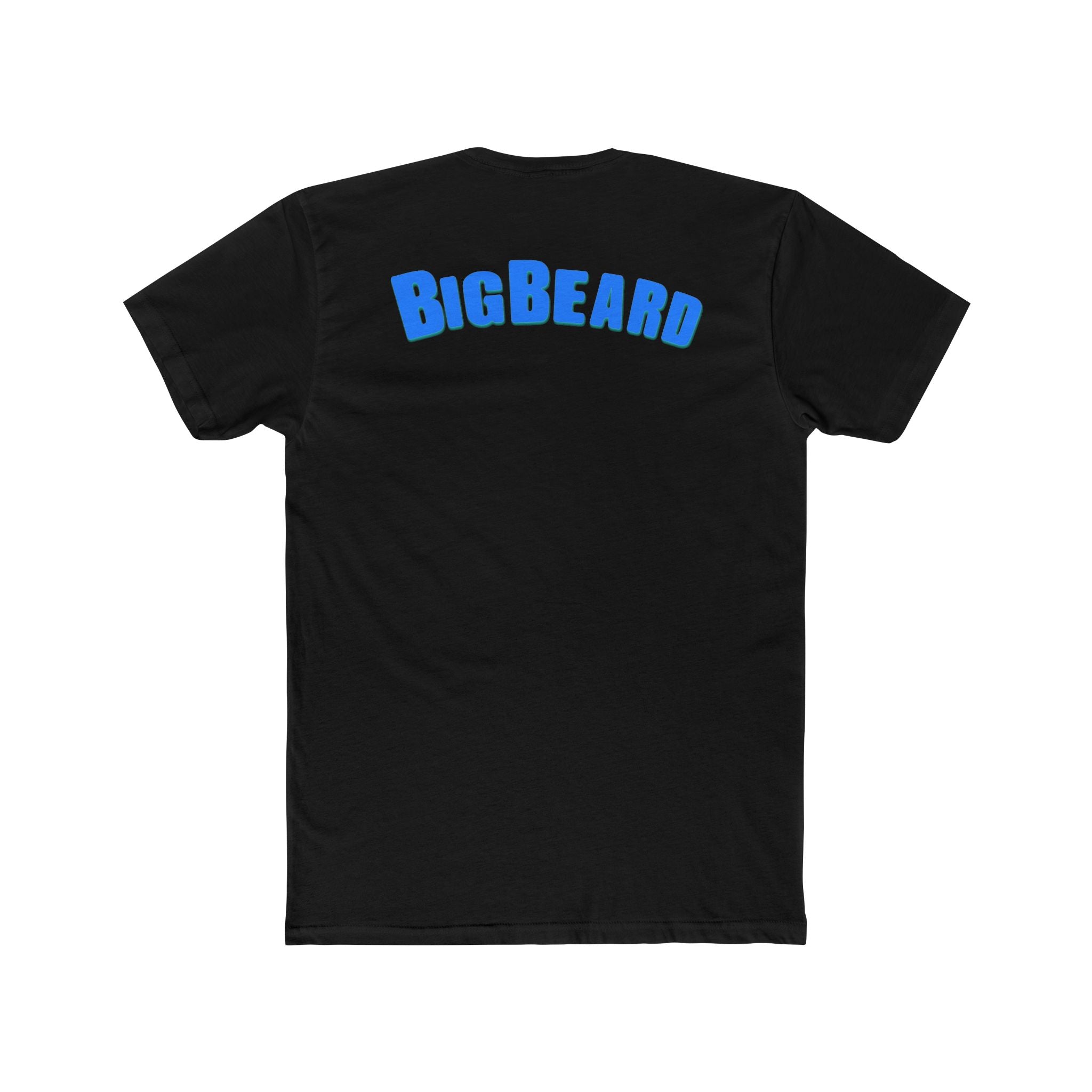 Big Beard bear graphic Tee | BigBeard back print, novelty bearded design