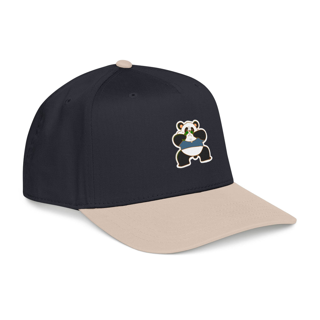 Panda Eating Bamboo Cap | Baseball Cap
