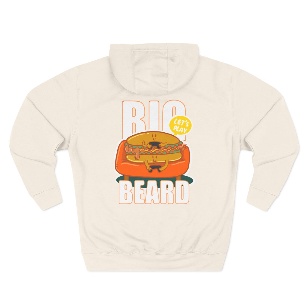 Copy of Big Beard Burger hoodie | Graphic Pullover Sweatshirt