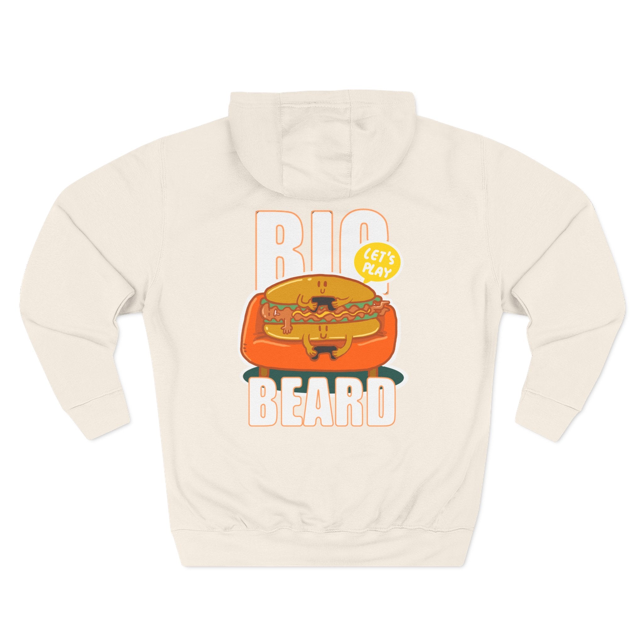 Copy of Big Beard Burger hoodie | Graphic Pullover Sweatshirt