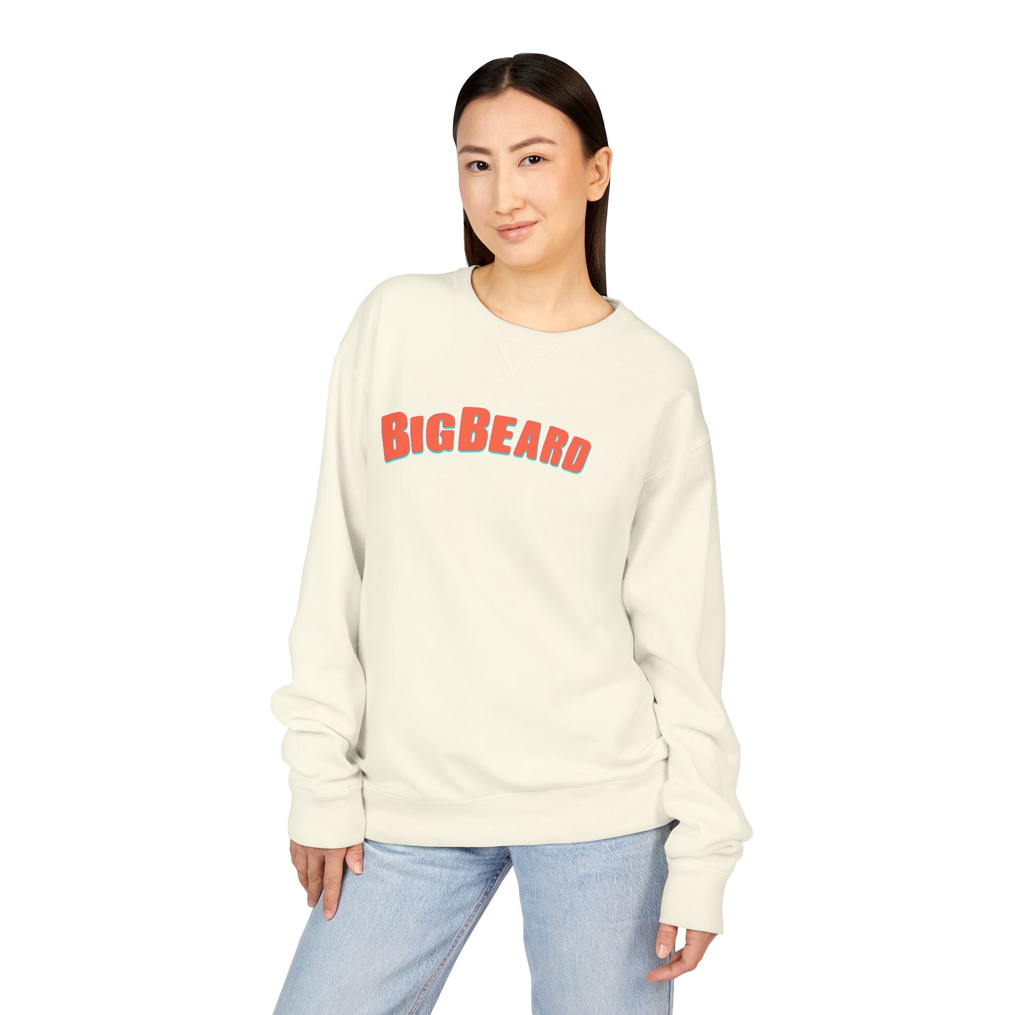 Cute Cupid Angel Illustration Sweatshirt | BigBeard Graphic Crewneck