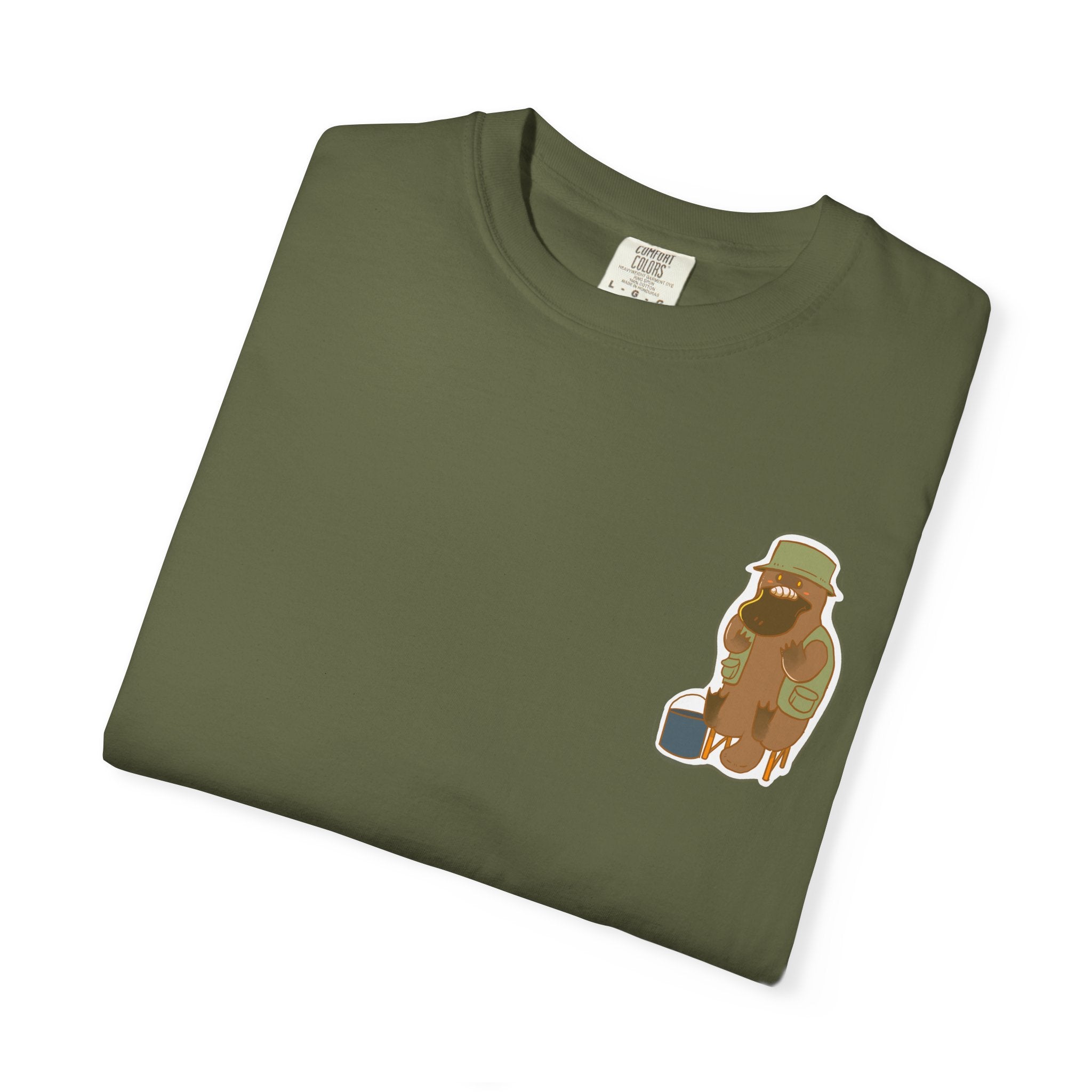 Copy of Copy of Copy of BigBeard Retro Dog and Bottle Illustration T-Shirt | Cute Cartoon Graphic