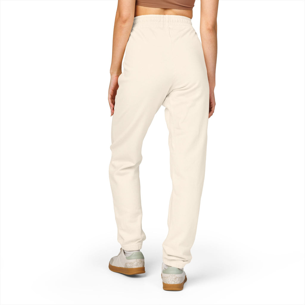 Retro Green Turtle Illustration Sweatpants | Small Turtle Pocket Design
