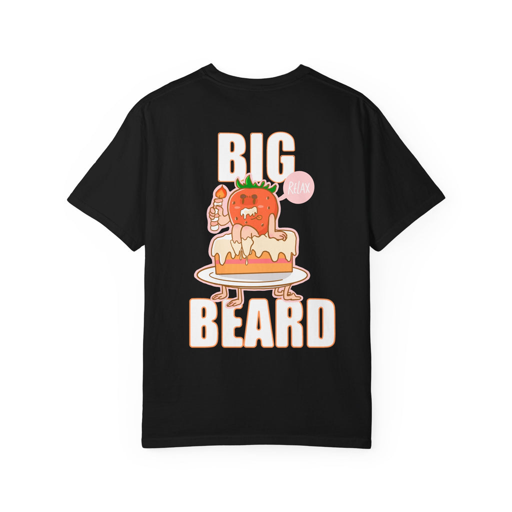 Big Beard Pumpkin Character T-Shirt | Retro Block Letter Tee
