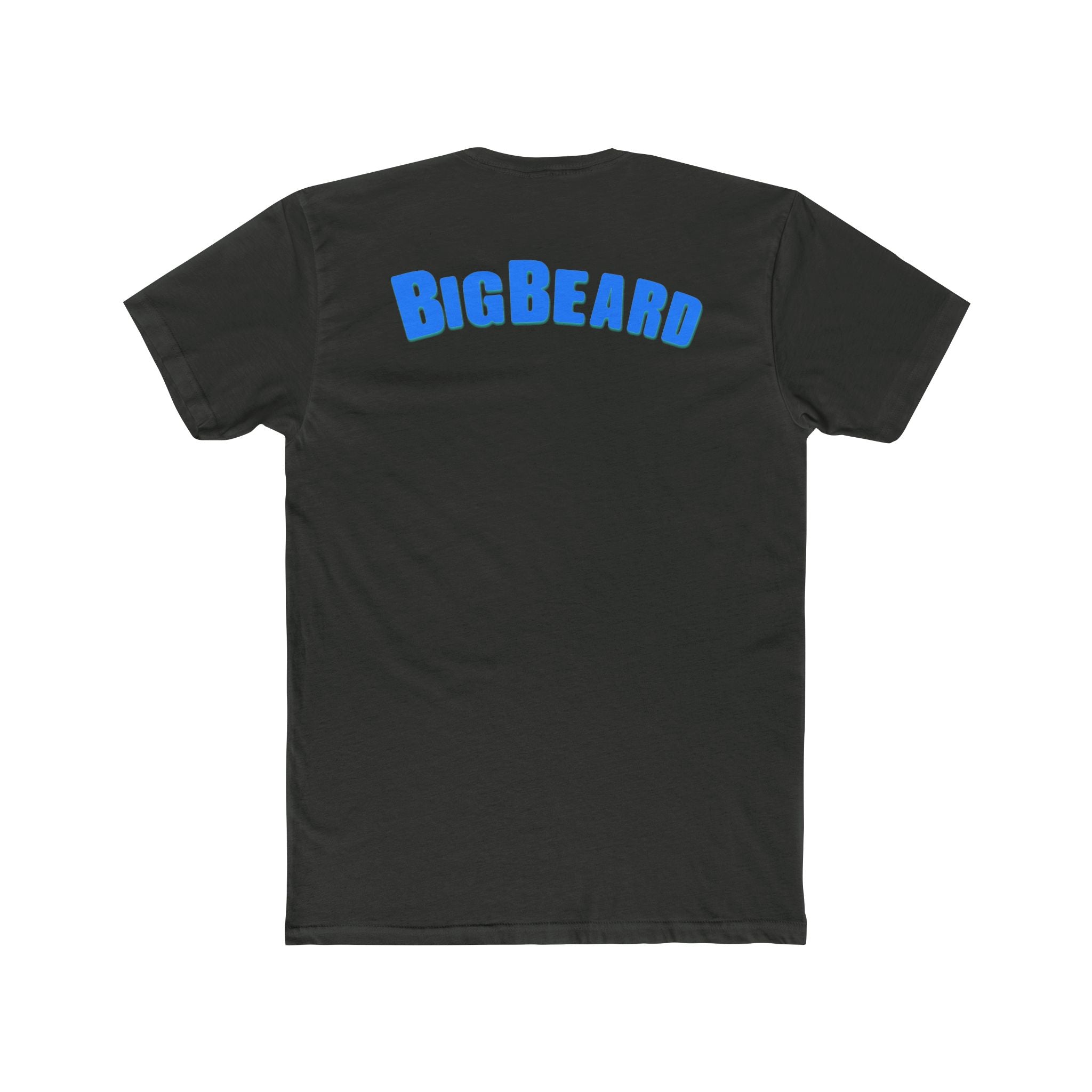 Big Beard bear graphic Tee | BigBeard back print, novelty bearded design