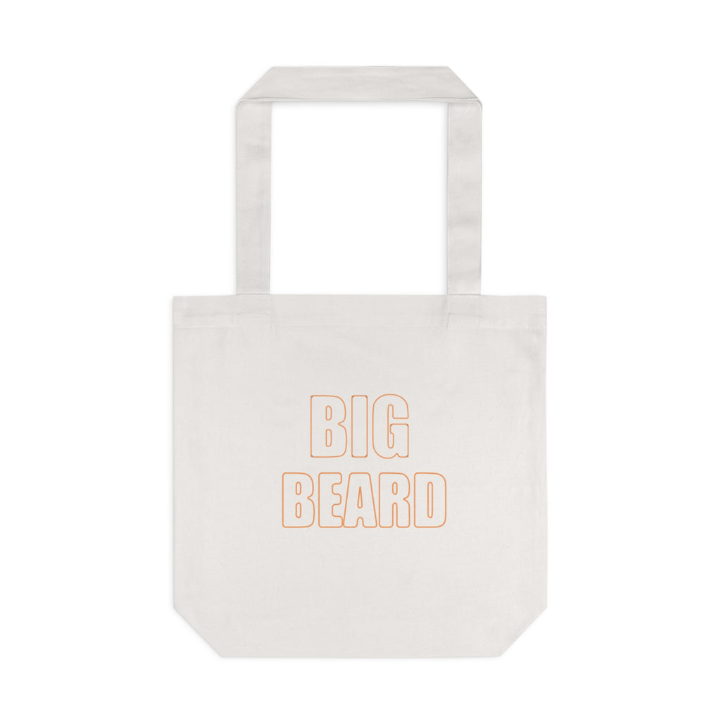 Big Beard Tomato Character Tote Bag | Cute Food Illustration Tote