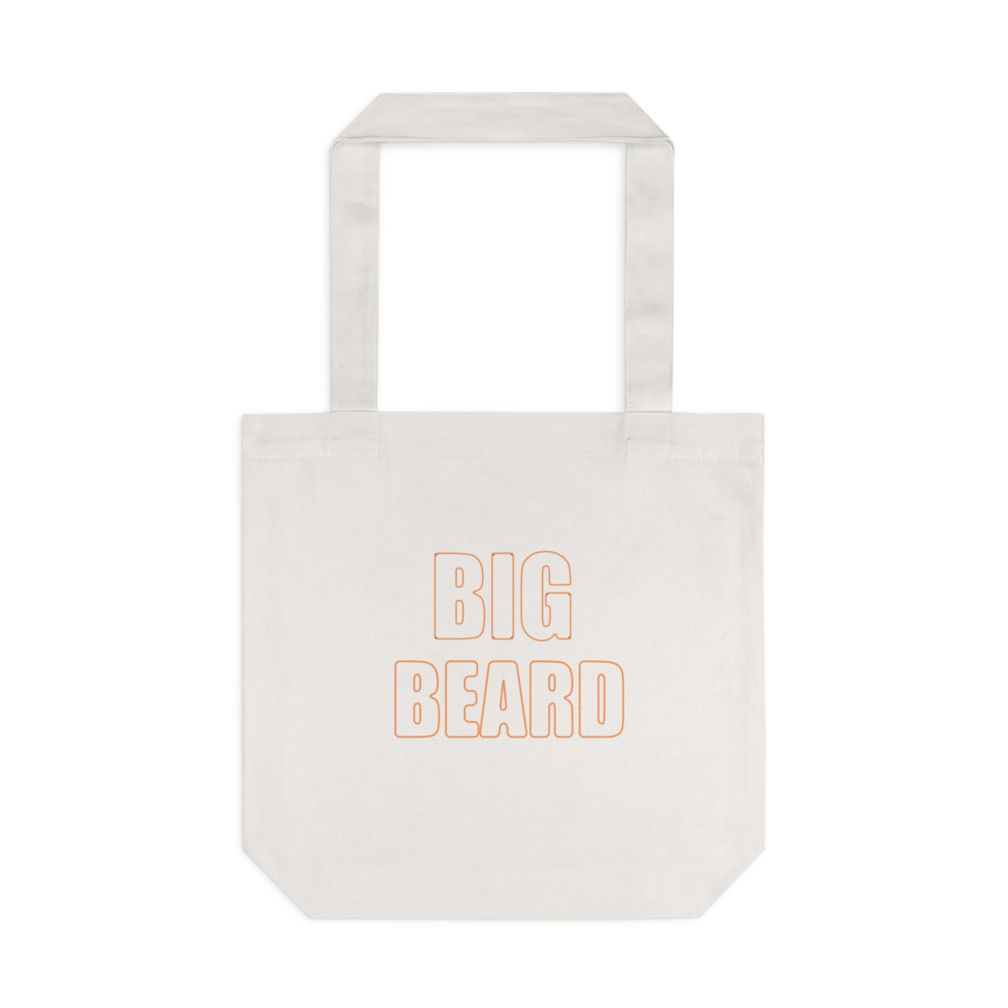 Big Beard Tomato Character Tote Bag | Cute Food Illustration Tote