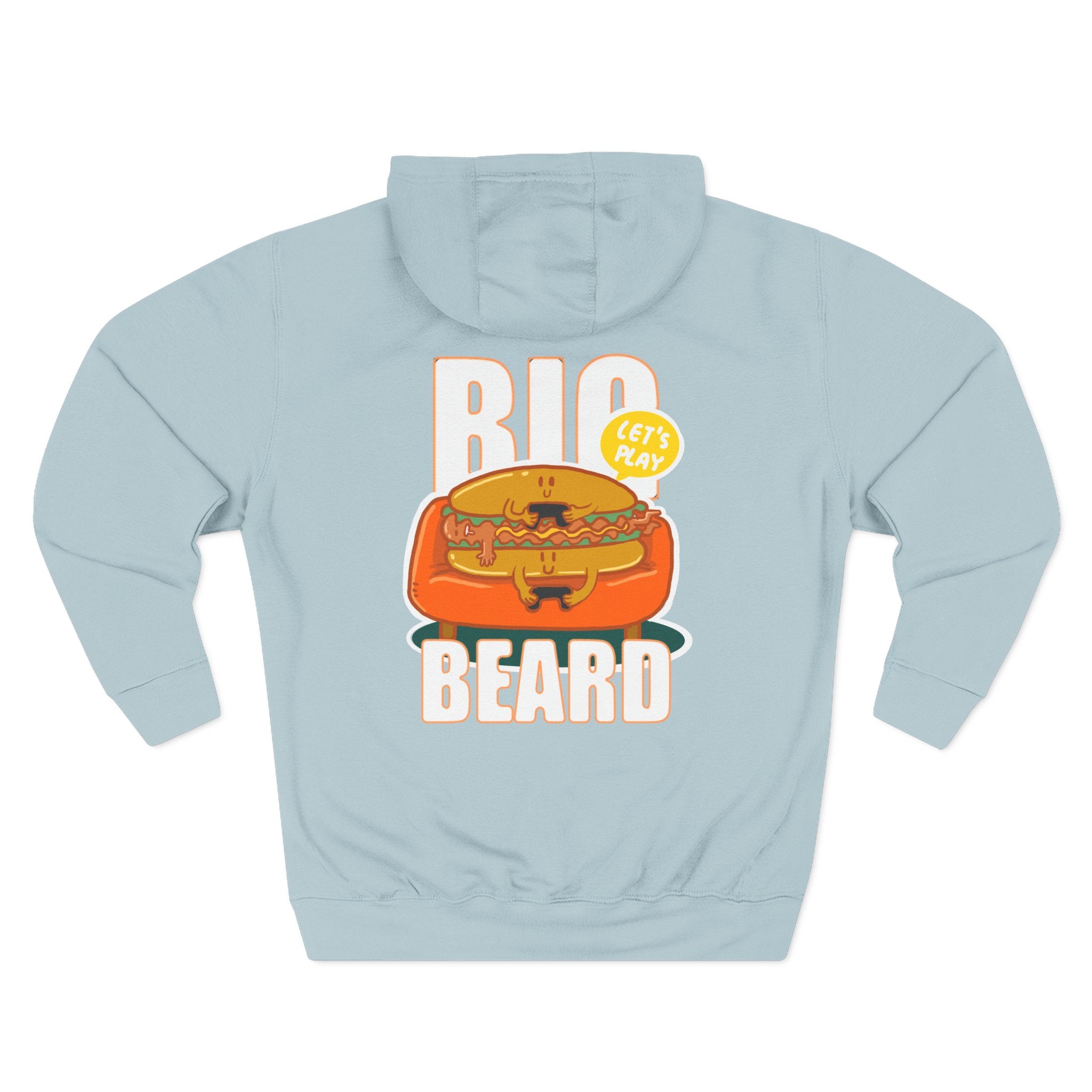 Copy of Big Beard Burger hoodie | Graphic Pullover Sweatshirt