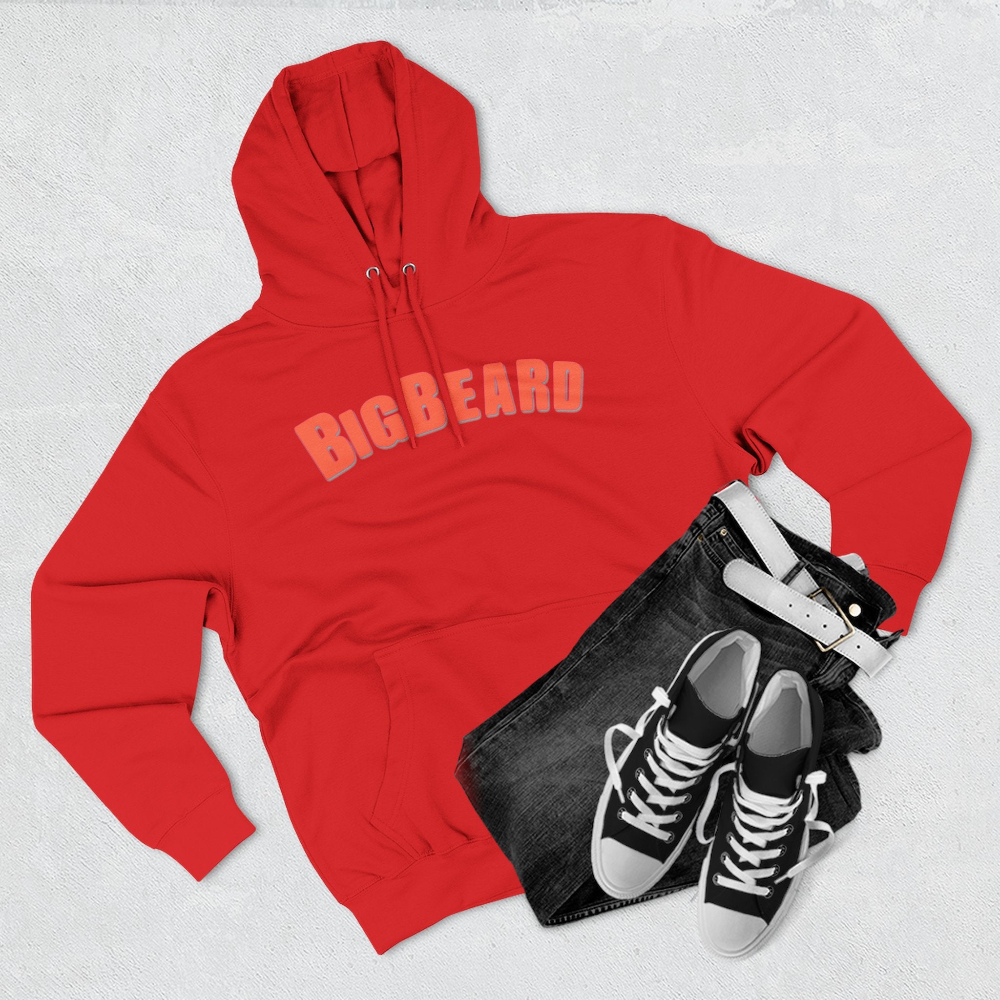 Copy of Big Beard Burger hoodie | Graphic Pullover Sweatshirt