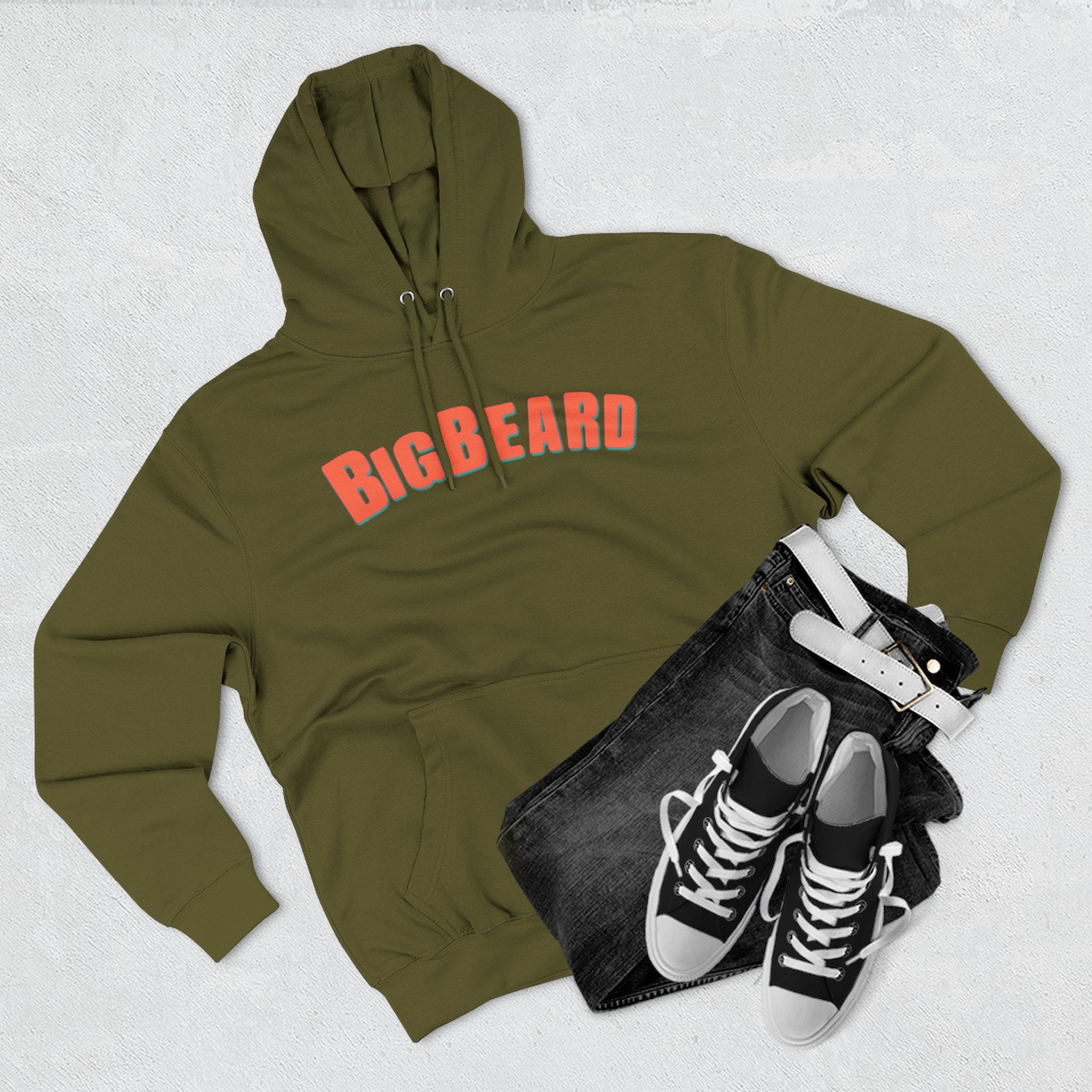Copy of Big Beard Burger hoodie | Graphic Pullover Sweatshirt
