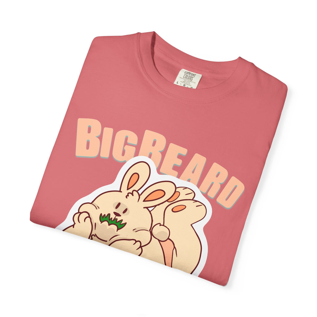 Copy of BigBeard Retro Dog and Bottle Illustration T-Shirt | Cute Cartoon Graphic