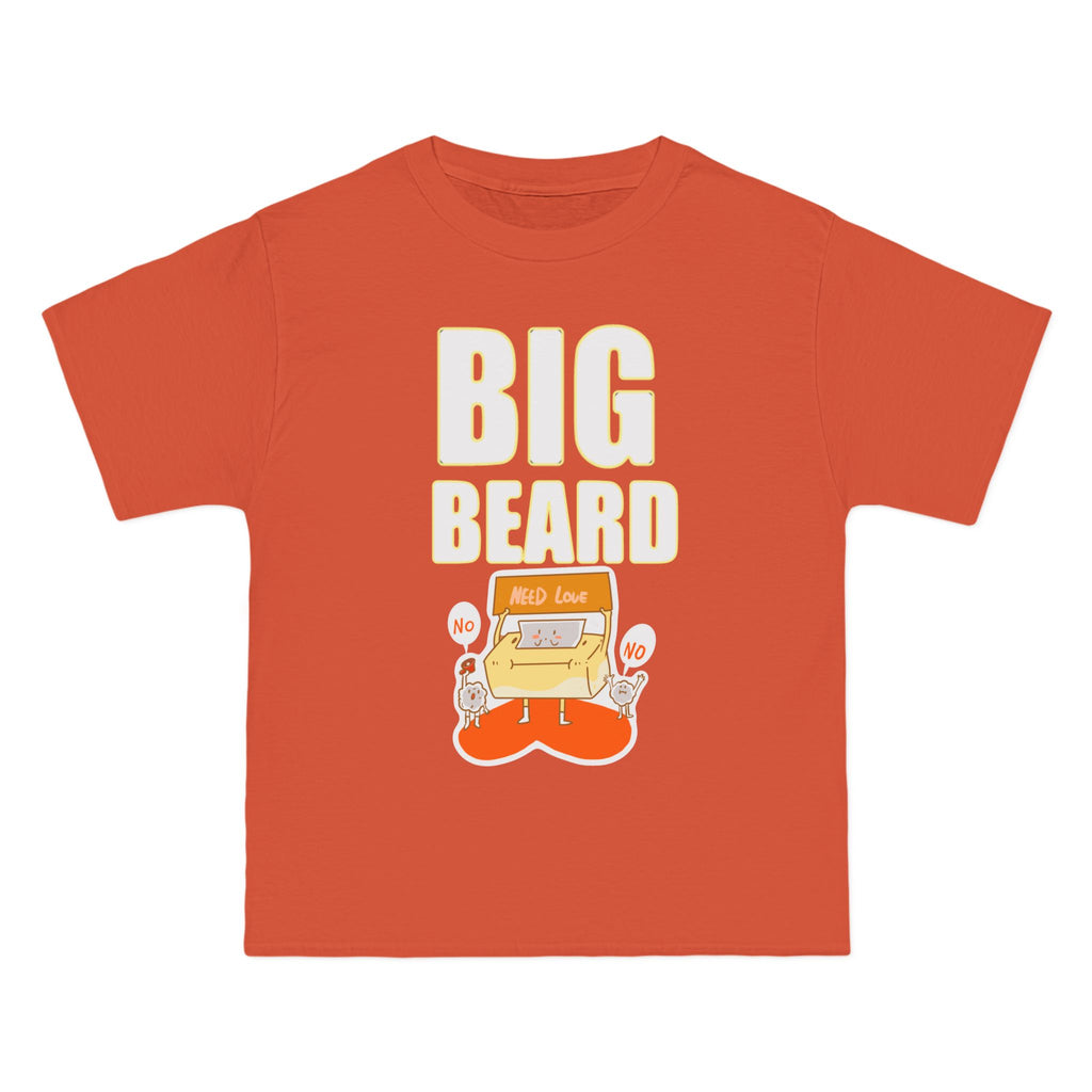 Copy of Big Beard T-Shirt | Bold Text with Green Beard Graphic