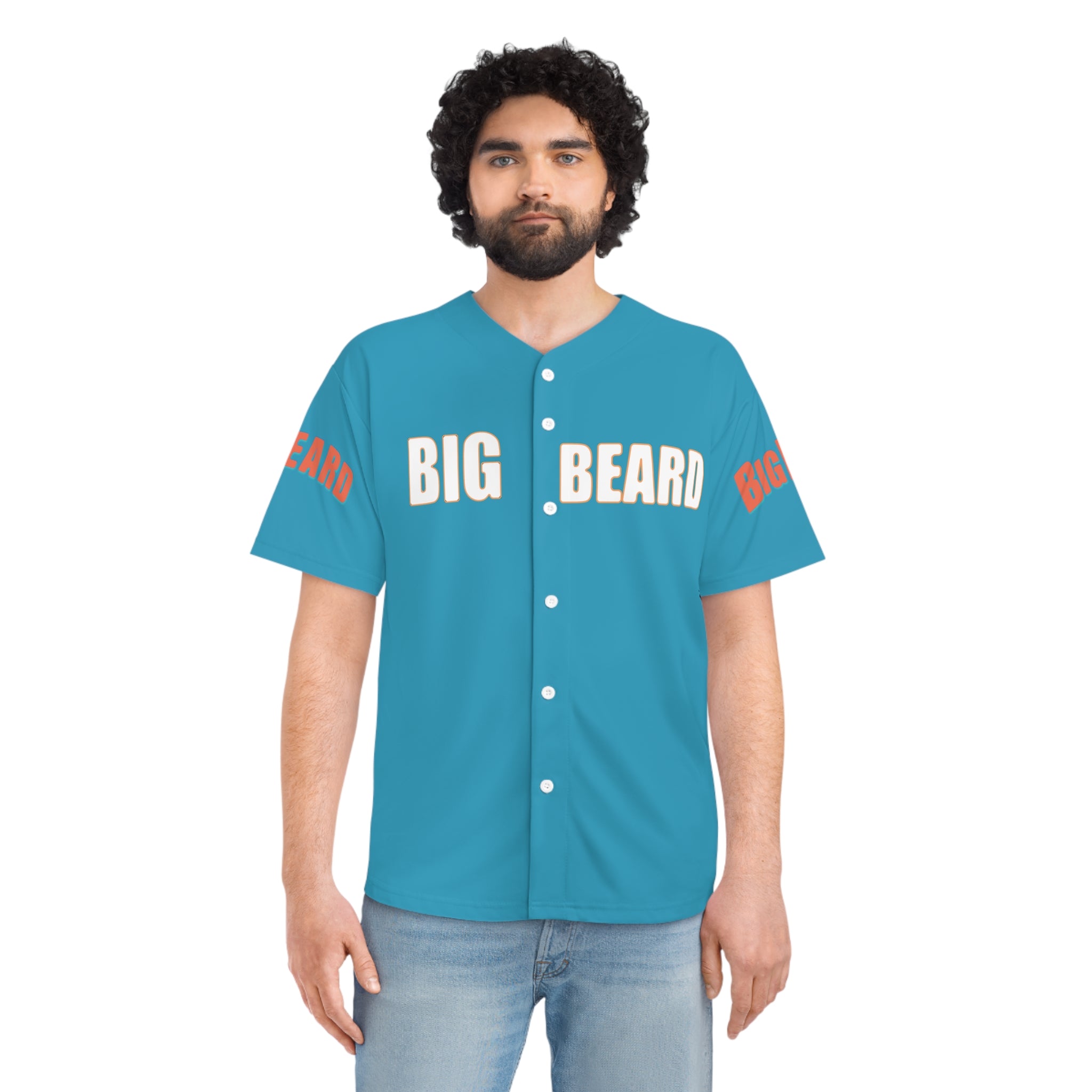 Big Beard Baseball Jersey | Athletic Crew Button-Up – BeardBig
