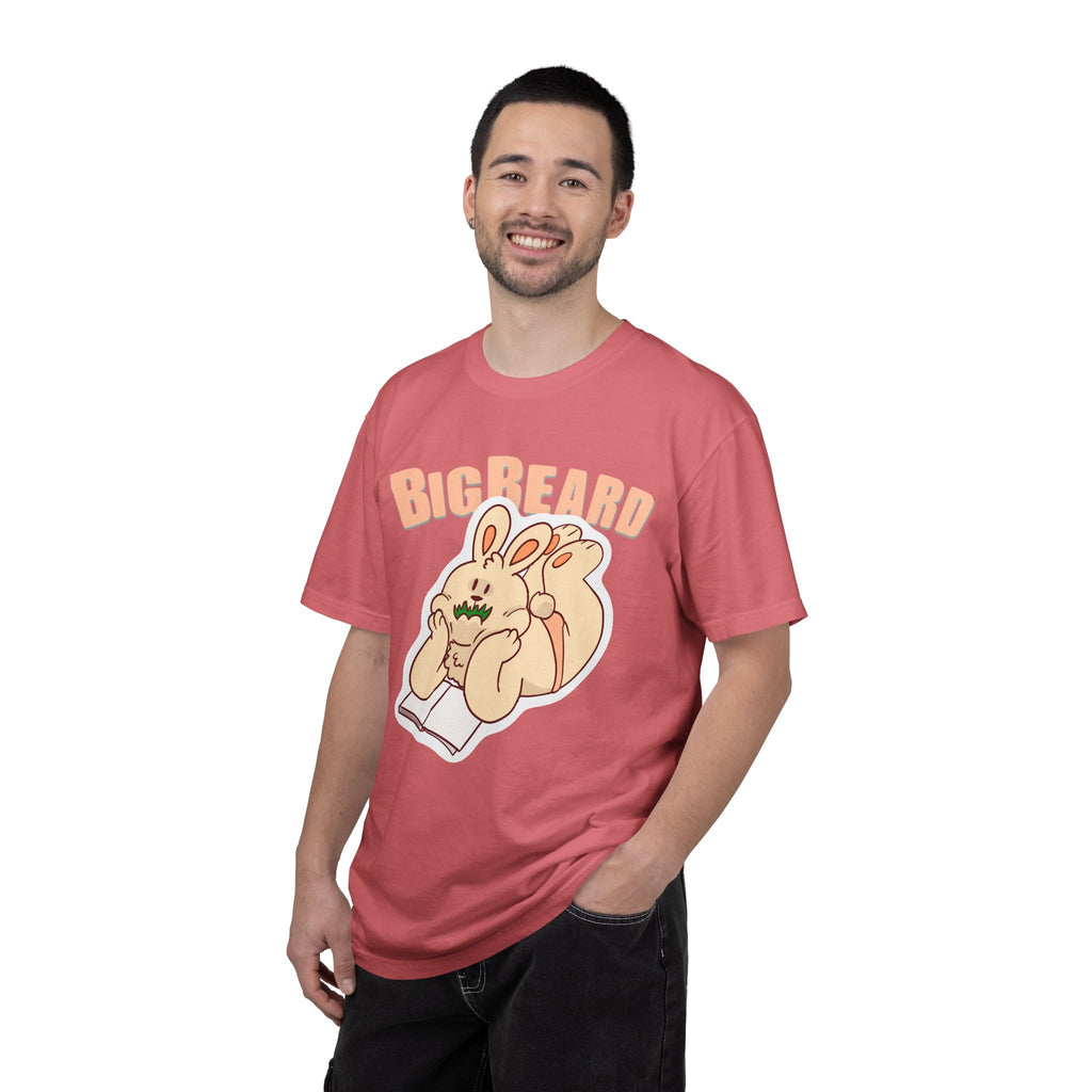 Copy of BigBeard Retro Dog and Bottle Illustration T-Shirt | Cute Cartoon Graphic