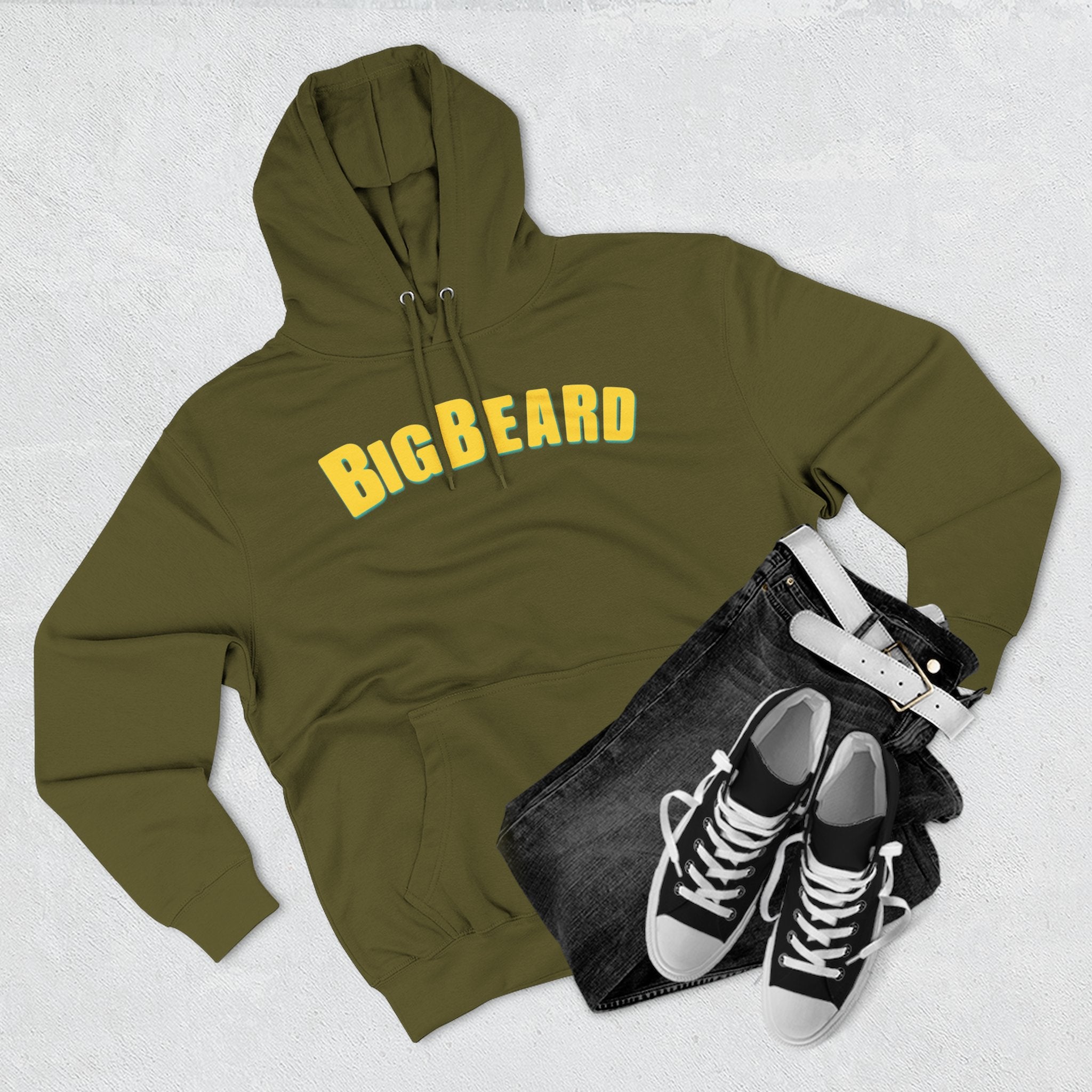 Copy of Copy of Copy of Big Beard Burger hoodie | Graphic Pullover Sweatshirt