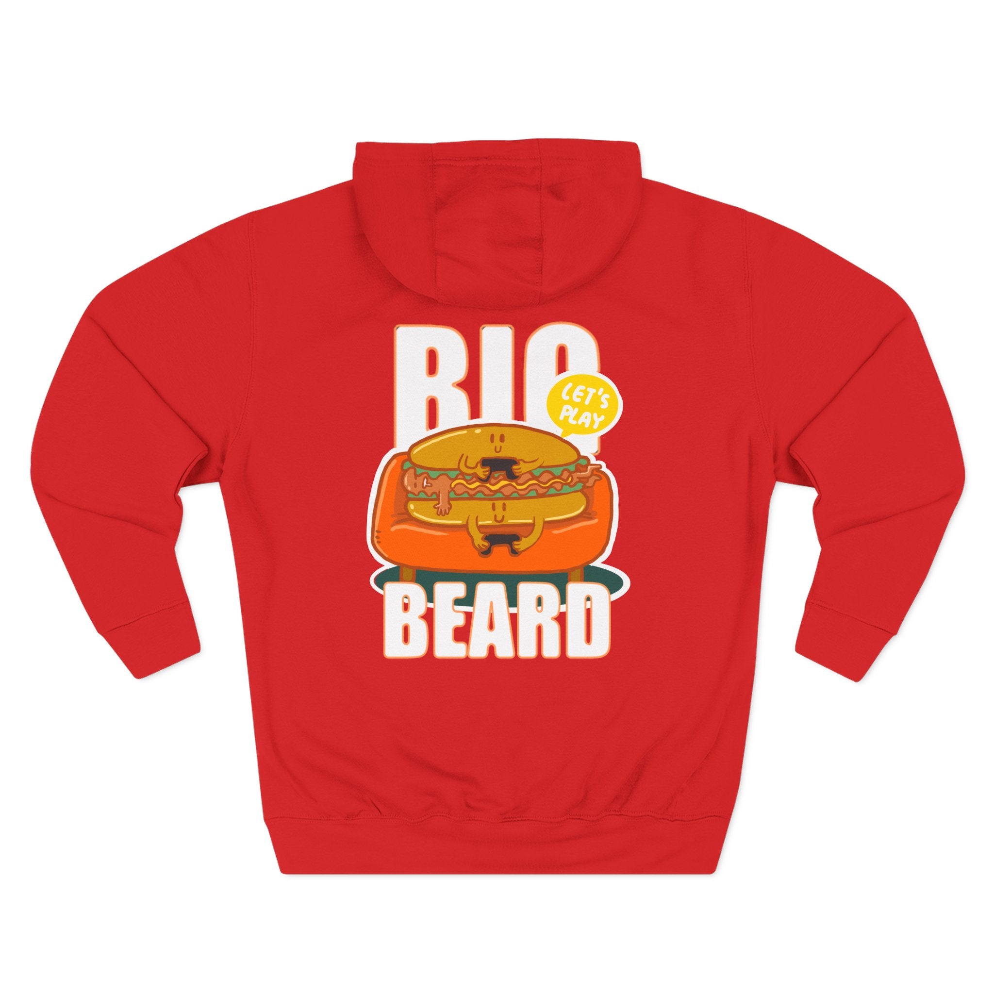 Copy of Big Beard Burger hoodie | Graphic Pullover Sweatshirt