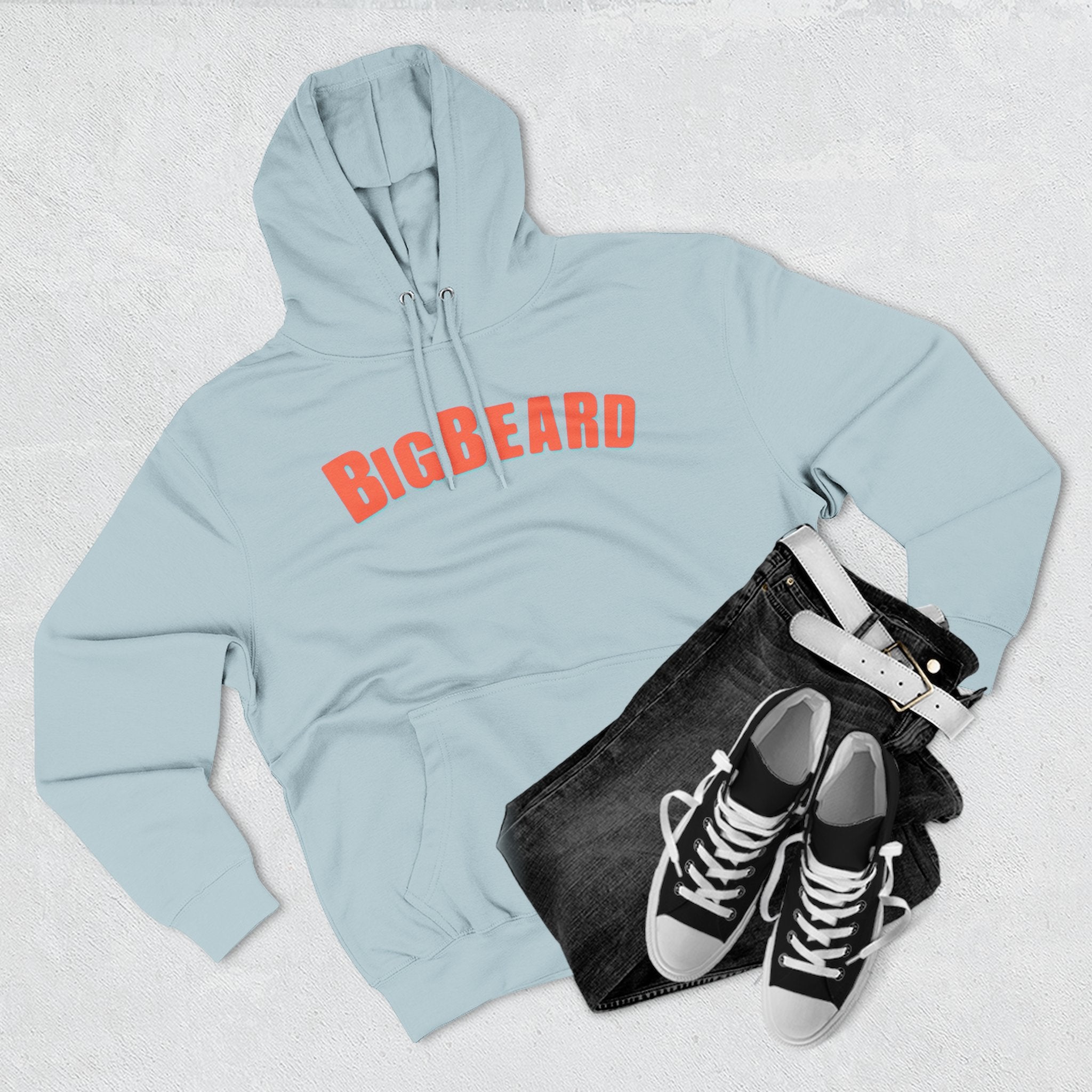 Copy of Big Beard Burger hoodie | Graphic Pullover Sweatshirt
