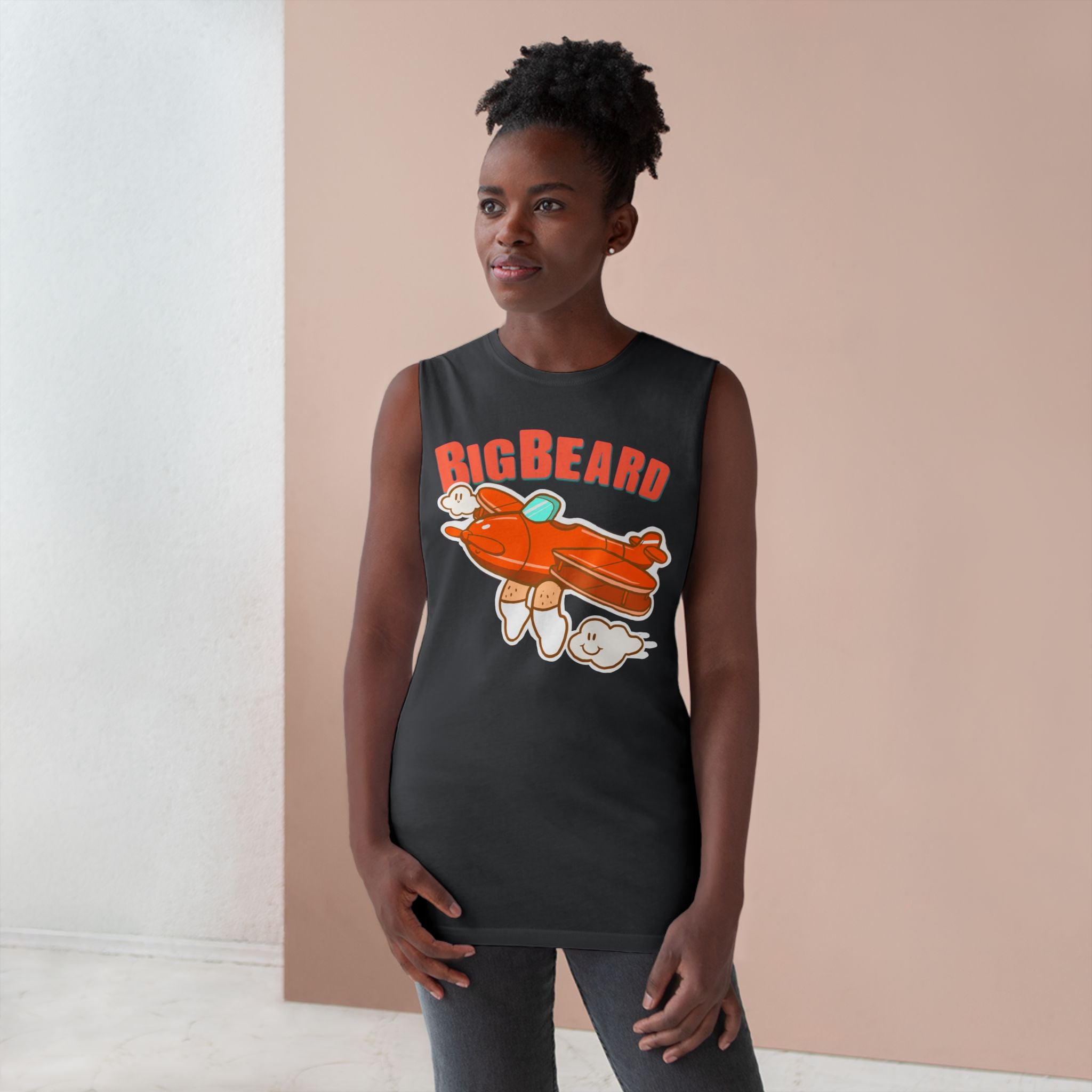 Big Beard Milk Muscle Tank Top