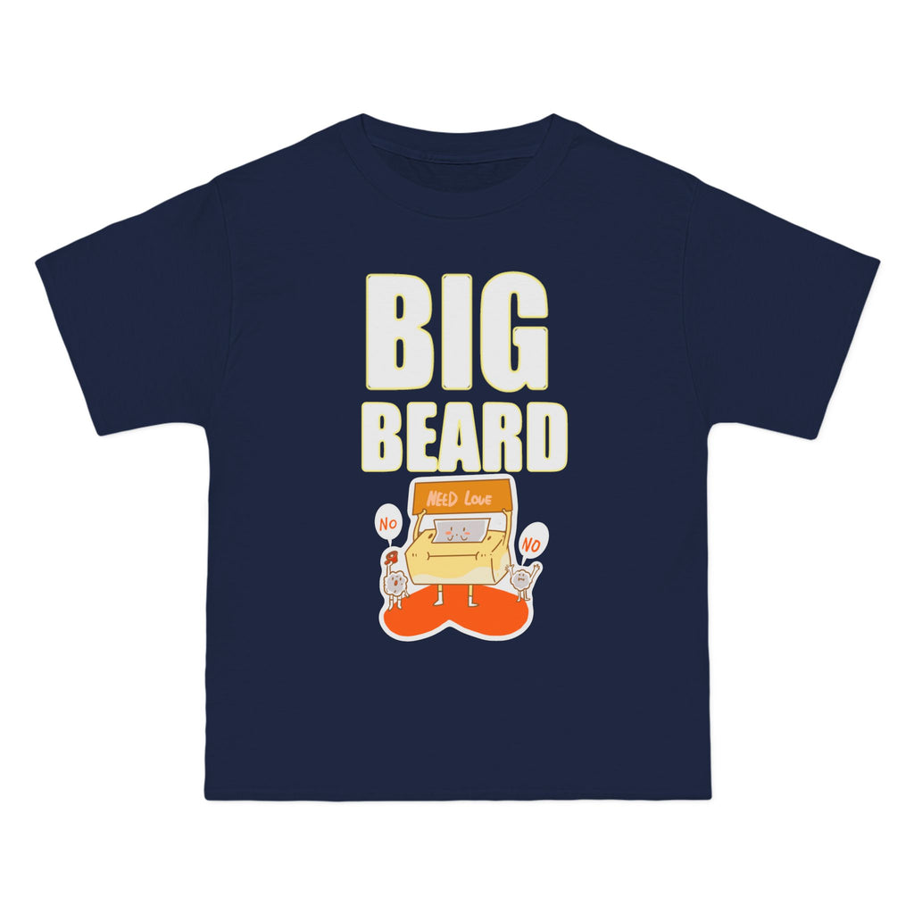 Copy of Big Beard T-Shirt | Bold Text with Green Beard Graphic