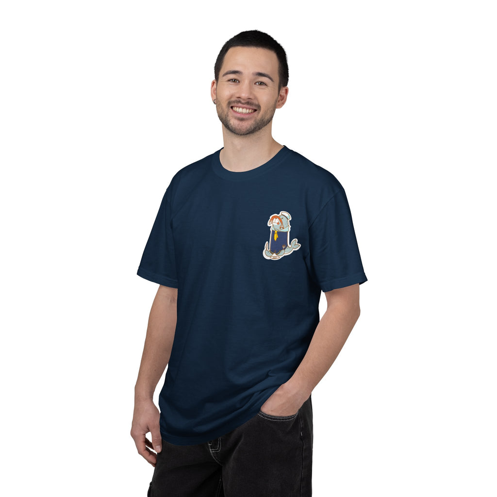 Copy of Copy of BigBeard Retro Dog and Bottle Illustration T-Shirt | Cute Cartoon Graphic