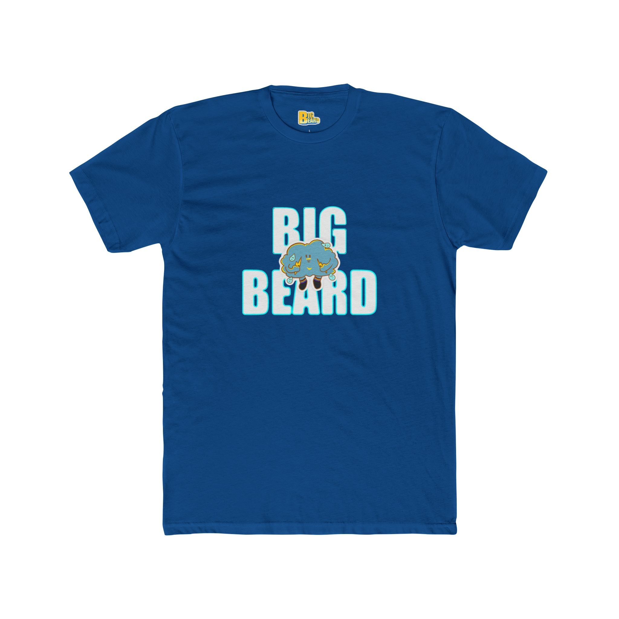 Big Beard bear graphic Tee | BigBeard back print, novelty bearded design