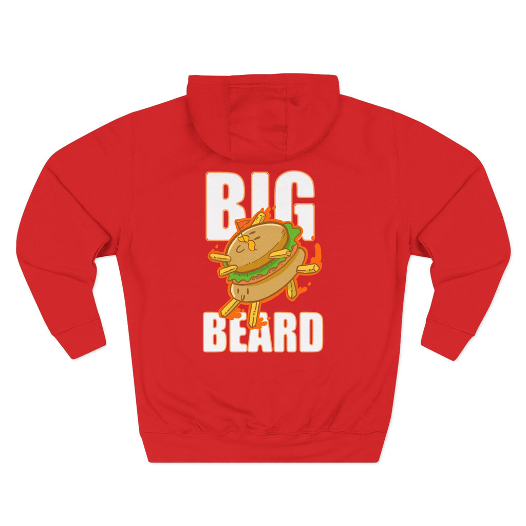 Big Beard Burger hoodie | Graphic Pullover Sweatshirt