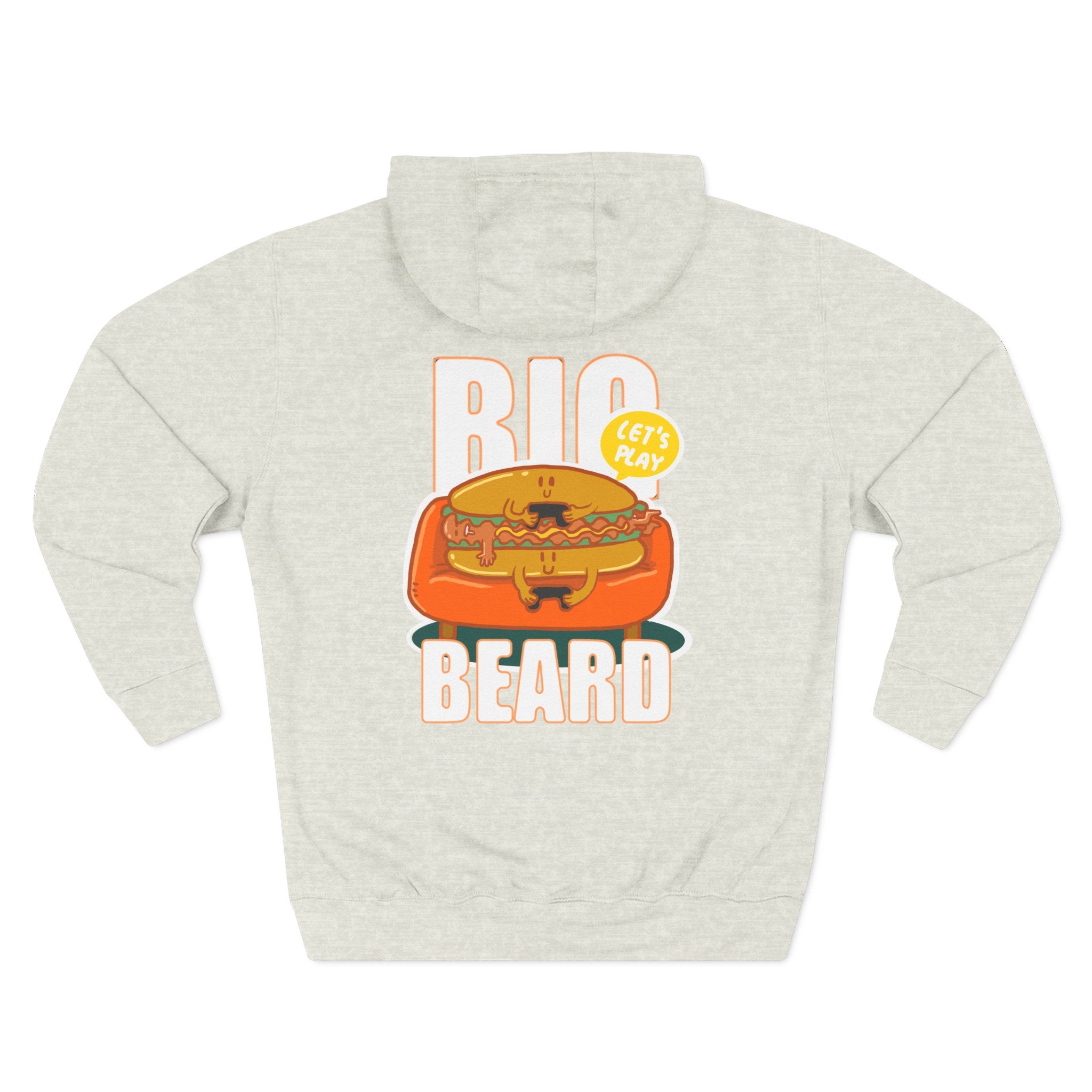 Copy of Big Beard Burger hoodie | Graphic Pullover Sweatshirt