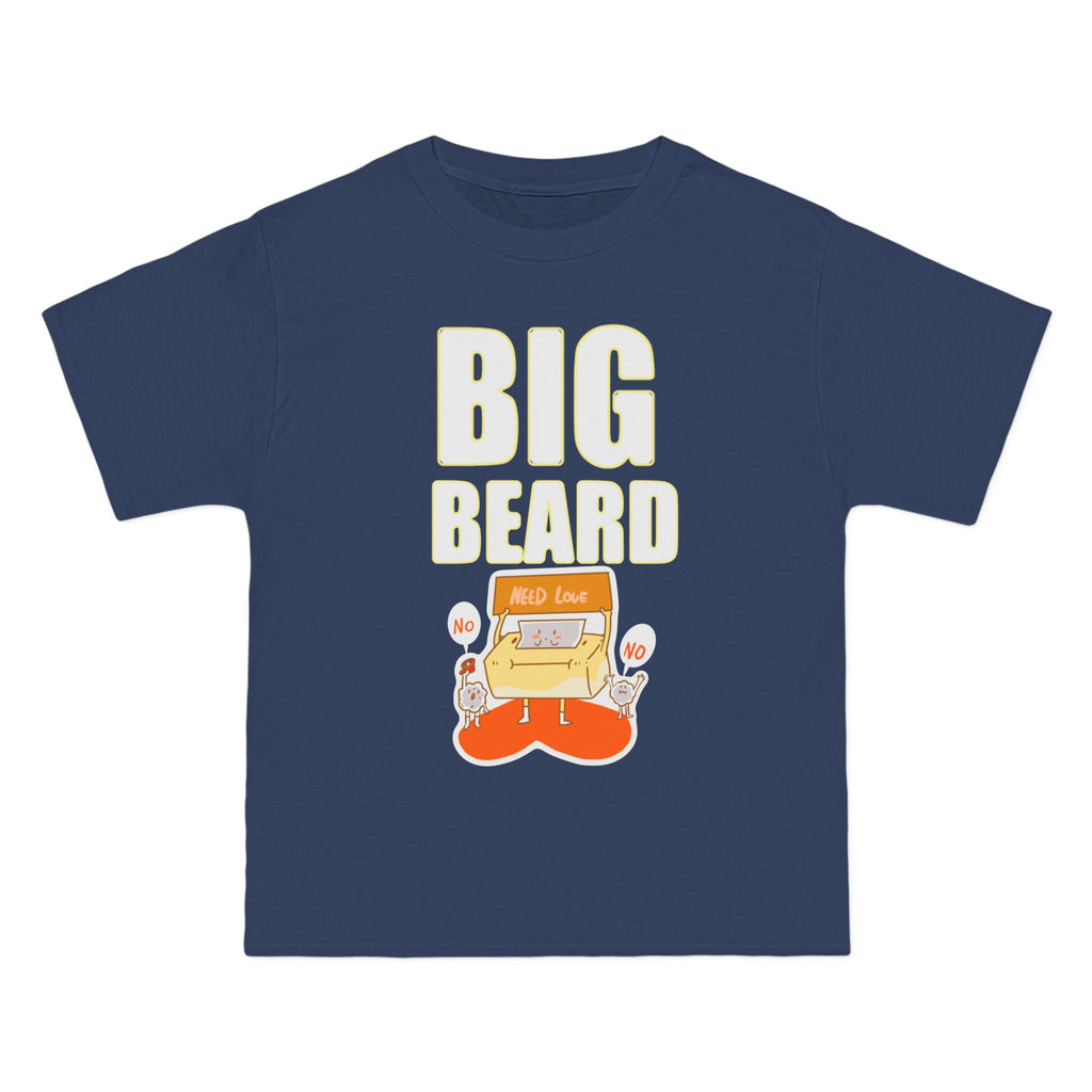 Copy of Big Beard T-Shirt | Bold Text with Green Beard Graphic