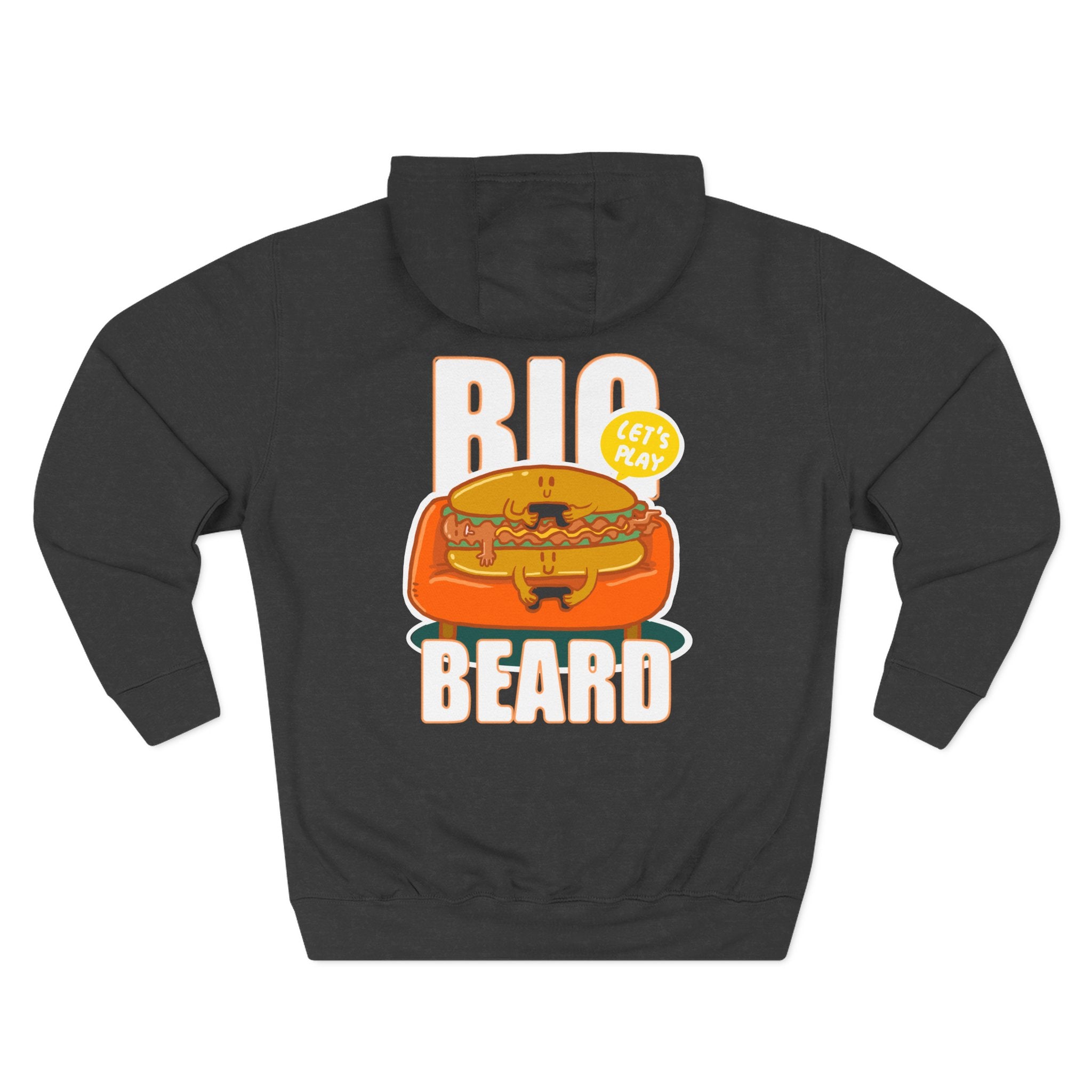 Copy of Big Beard Burger hoodie | Graphic Pullover Sweatshirt