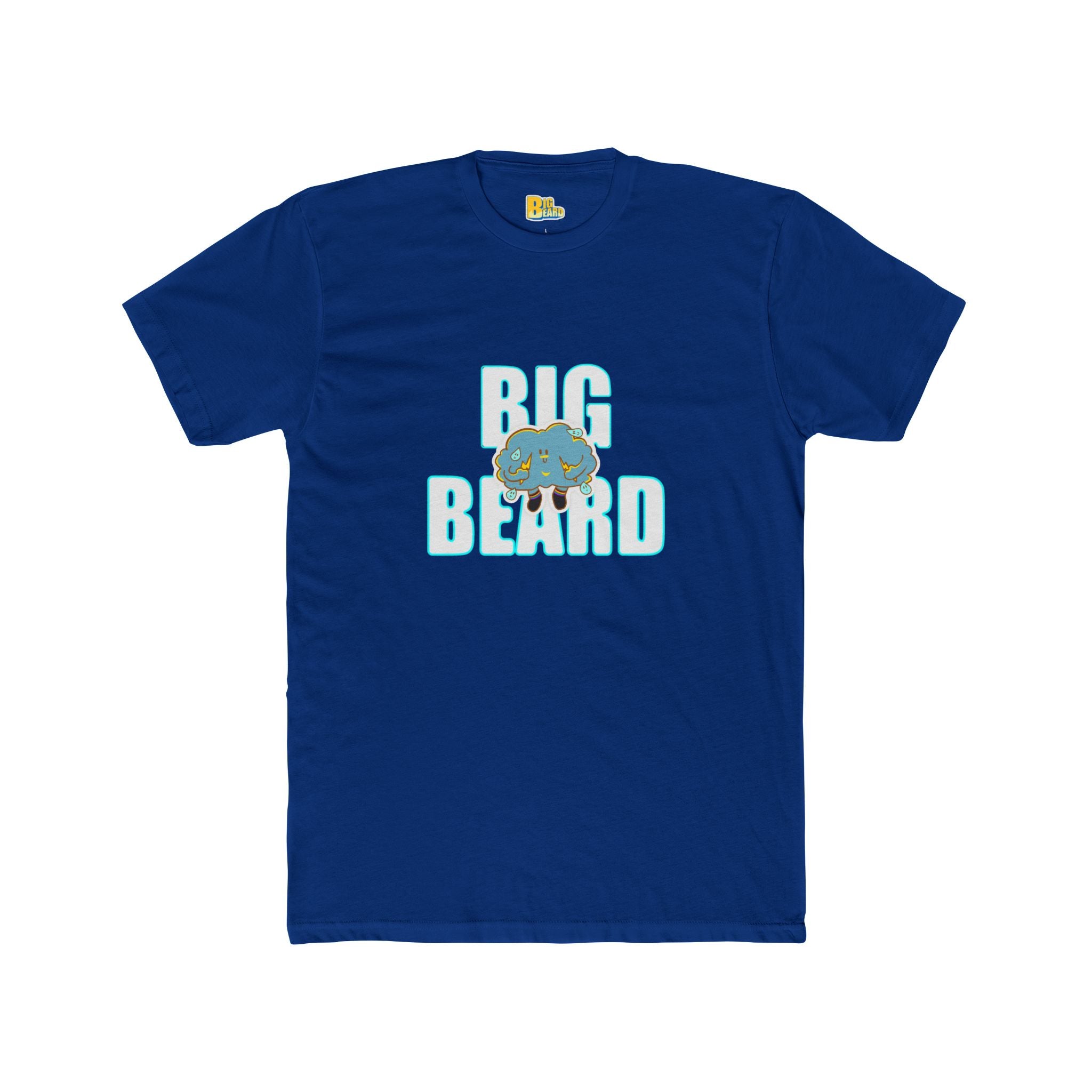 Big Beard bear graphic Tee | BigBeard back print, novelty bearded design