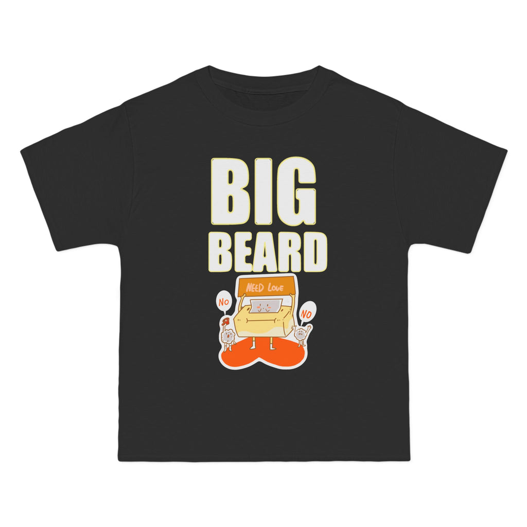 Copy of Big Beard T-Shirt | Bold Text with Green Beard Graphic