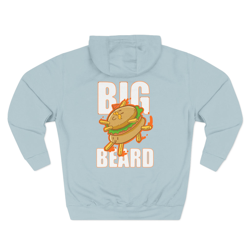 Big Beard Burger hoodie | Graphic Pullover Sweatshirt