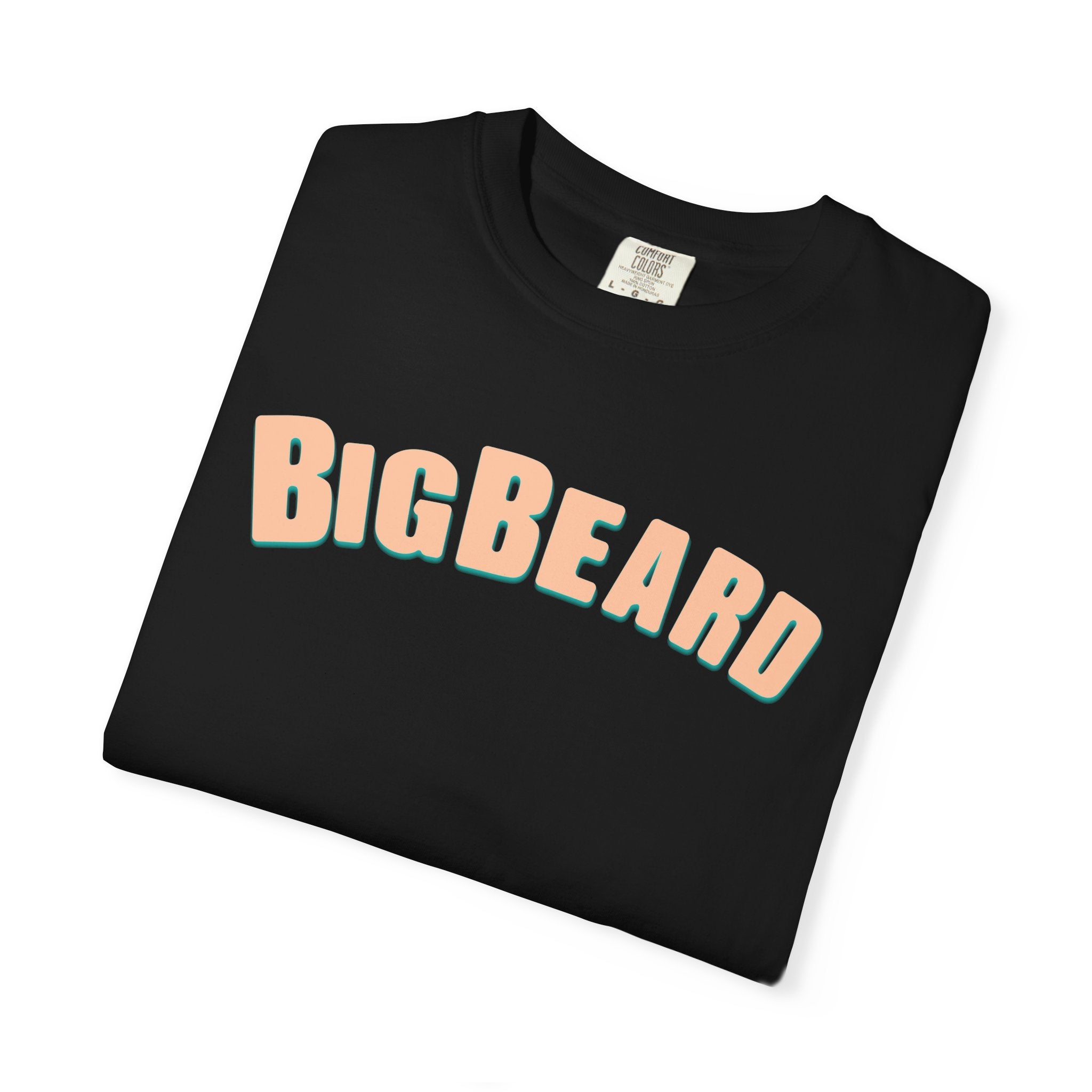 Big Beard Pumpkin Character T-Shirt | Retro Block Letter Tee