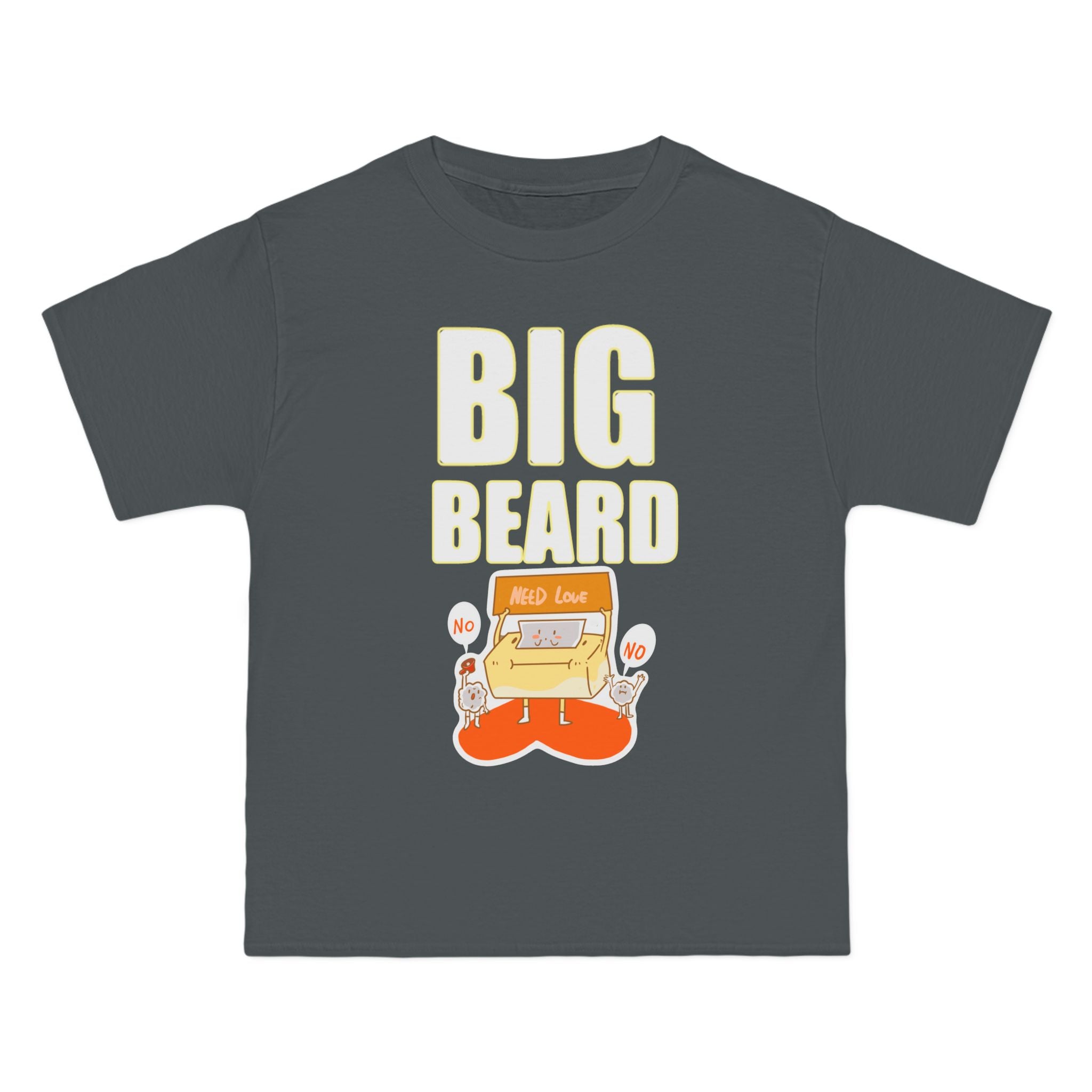 Copy of Big Beard T-Shirt | Bold Text with Green Beard Graphic
